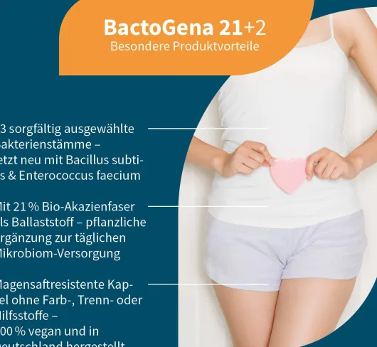NatuGena BactoGena 21 + 2 90 Kapseln