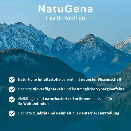NatuGena Magnesium Malat & Glycinat 90 Kapseln