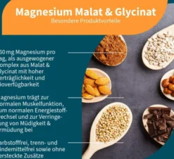 NatuGena Magnesium Malat & Glycinat 90 Kapseln