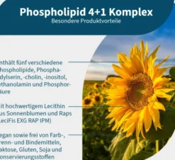 NatuGena Phospholipid 4+1 Komplex 150 Kapseln