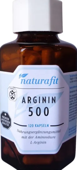 Naturafit Arginin 500 120 Kapseln