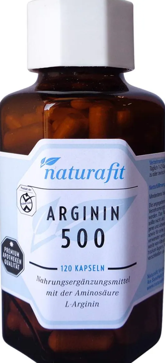 Naturafit Arginin 500 120 Kapseln