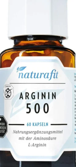 Naturafit Arginin 500 60 Kapseln
