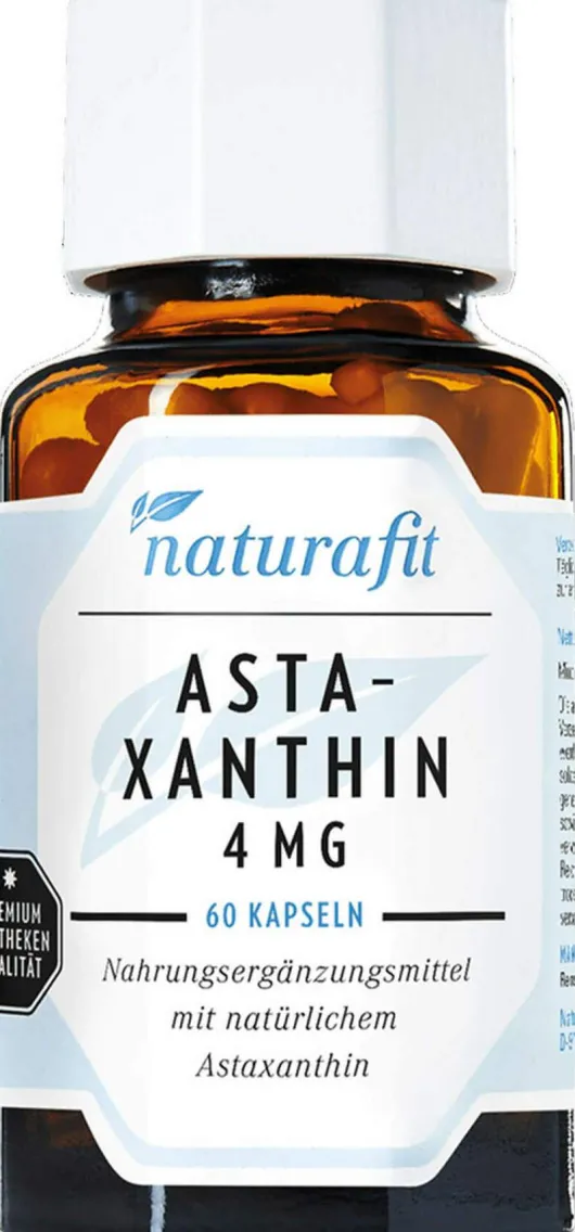 Naturafit Astaxanthin 4 mg 60 Kapseln