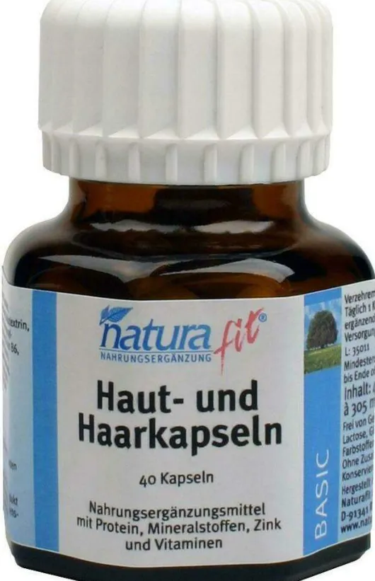 Naturafit Haut- und Haarkapseln 40 Kapseln