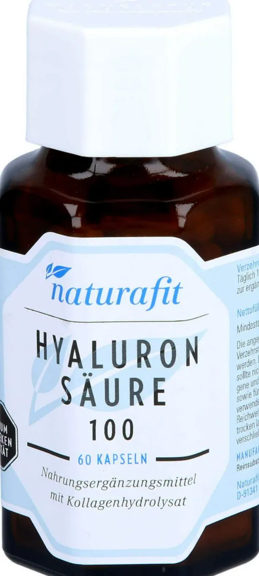 Naturafit Hyaluronsäure 100 Kollagenhydrolysat 60