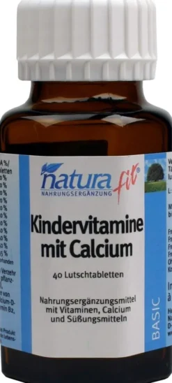 Naturafit Kindervitamine Mit Calcium 40 Lutschtabletten