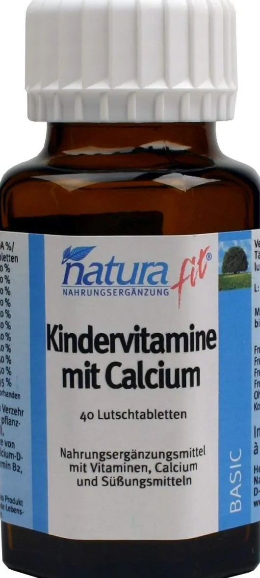 Naturafit Kindervitamine Mit Calcium 40 Lutschtabletten
