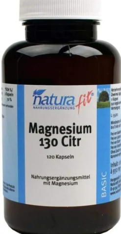 Naturafit Magnesium 130 Citr 120 Kapseln
