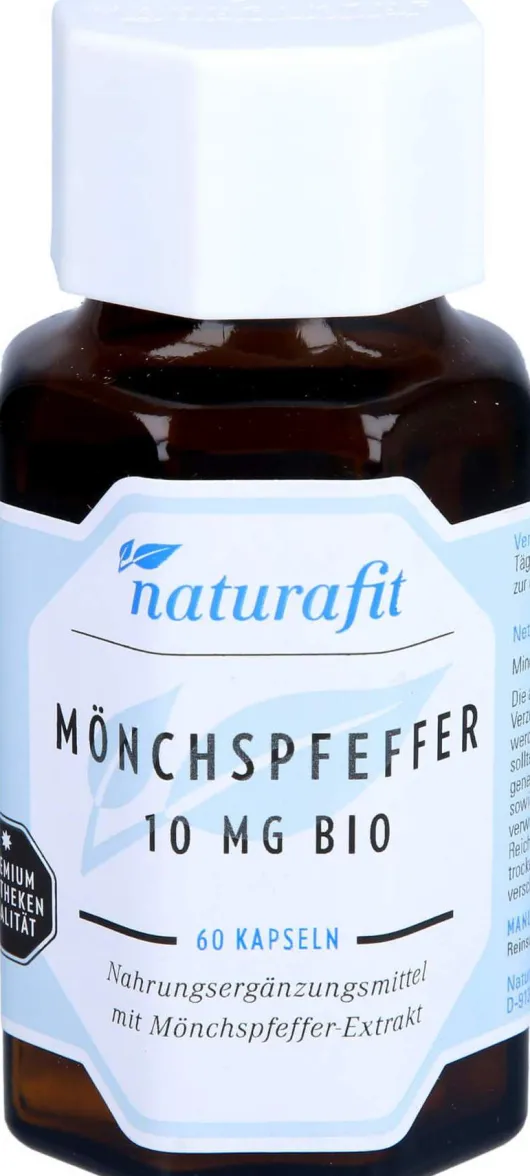 Naturafit Mönchspfeffer 10 mg Bio Kapseln 60 Stk