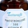 Naturafit Pantothensäure 500 Vitamin B5 60 Kapseln