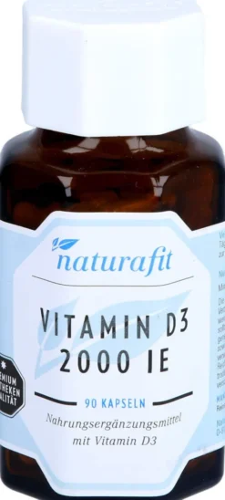 Naturafit Vitamin D3 2.000 I.E. 90 Kapseln