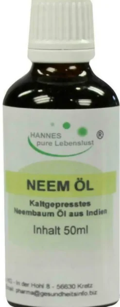 Neem-Öl Kaltgepresst Aus Indien 50 ml