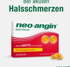 Neo-Angin Benzydamin akute Halsschmerzen Zitrone 40 Lutschtabletten