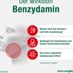 Neo angin Benzydamin Zitrone 20 Lutschtabletten
