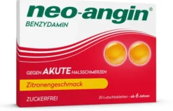 Neo angin Benzydamin Zitrone 20 Lutschtabletten