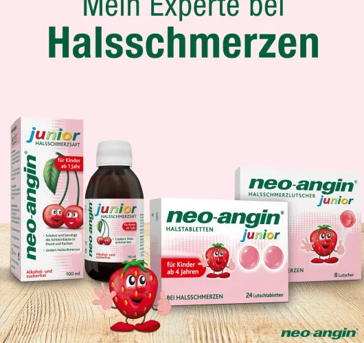 Neo Angin junior Halstabletten 24 Stück