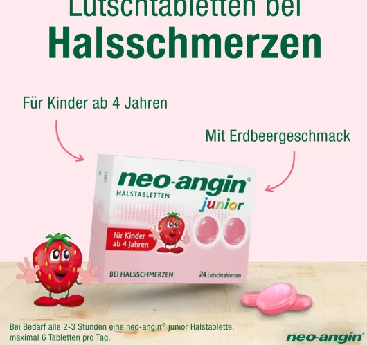 Neo Angin junior Halstabletten 24 Stück