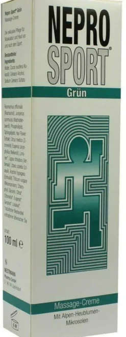 Neprosport 100 ml Creme Grün
