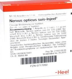 Nervus Opticus Suis Injeel 10 Ampullen