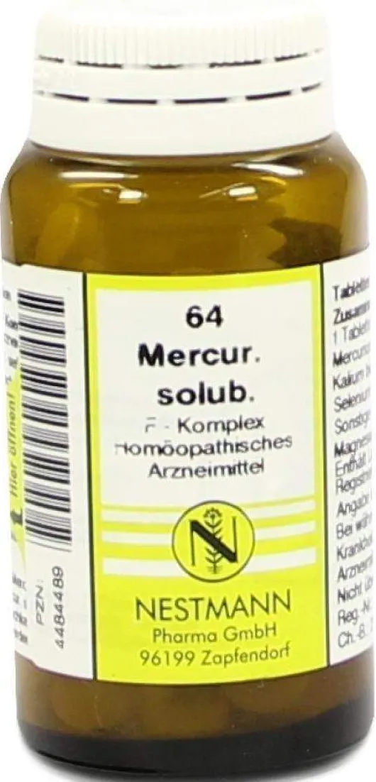 Nestmann 64 Mercurius Solubilis F-Komplex 120 Tabletten