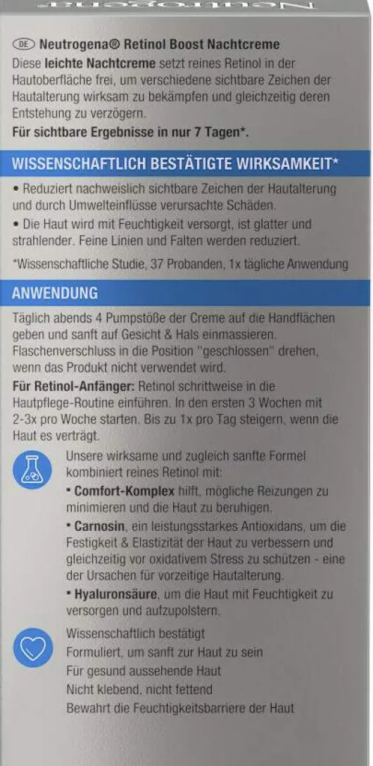 Neutrogena Anti-Age Retinol Boost 50 ml Nachtcreme