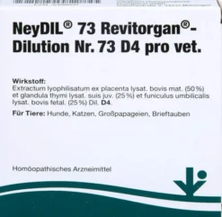 Neydil Nr.73 Revitorgan Dilution D 4 Pro Ampullen vet. 5 X 2 ml