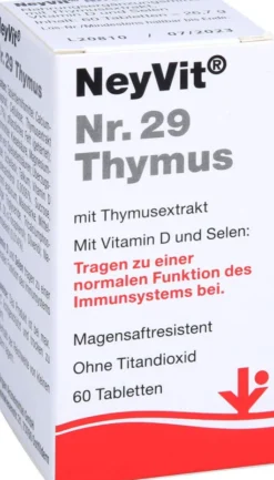 Neyvit Nr.29 Thymus 60 Magensaftresistente Tabletten