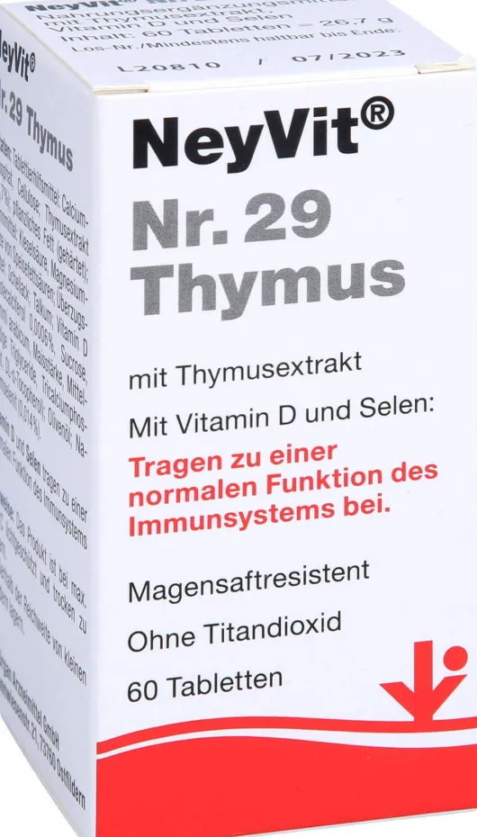 Neyvit Nr.29 Thymus 60 Magensaftresistente Tabletten