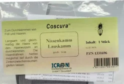 Nissenkamm Lauskamm Grob Fein Kunststoff Coscura