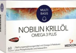 Nobilin Krillöl Omega 3 Plus 60 Kapseln