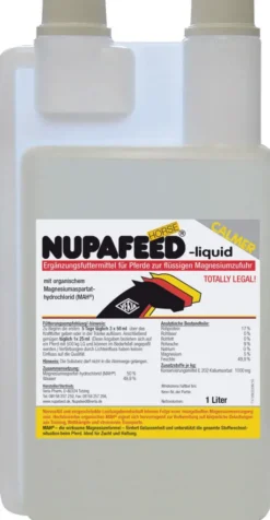 Nupafeed Horse Liquid 1 Liter Ergänzungsfuttermittel für Pferde