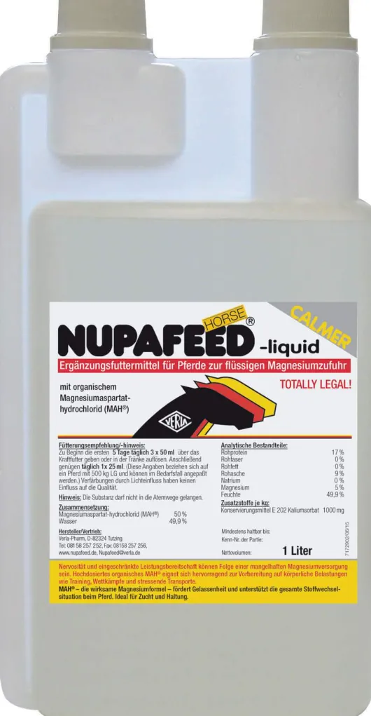 Nupafeed Horse Liquid 1 Liter Ergänzungsfuttermittel für Pferde