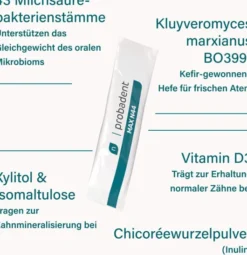 Nupure probadent MAX N44 und Vitamin D3 28 Beutel