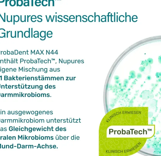 Nupure probadent MAX N44 und Vitamin D3 28 Beutel
