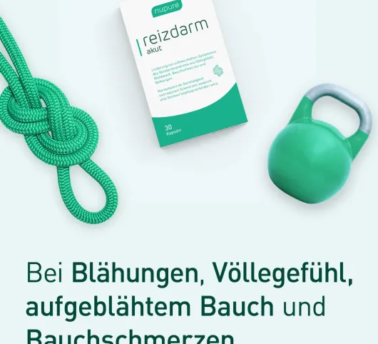 Nupure Reizdarm Akut bei Blähungen 30 Kapseln