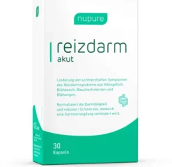 Nupure Reizdarm Akut bei Blähungen 30 Kapseln