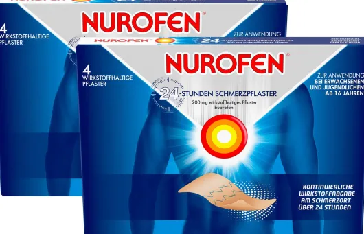 Nurofen 24h Schmerzpflaster 200 mg 2 x 4 Stück