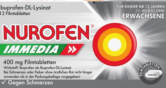 Nurofen Immedia 400 mg 12 Filmtabletten