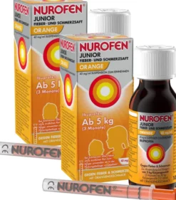 Nurofen Junior Fieber- & Schmerzsaft Orange 40 mg pro ml 2 x 100 ml