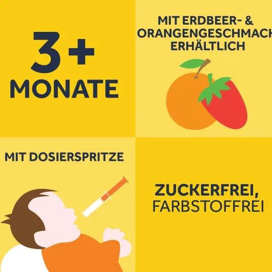 Nurofen Junior Fieber- & Schmerzsaft Erdbeer 40 mg pro ml 100 ml Suspension