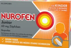 Nurofen Junior 60 mg 10 Zäpfchen