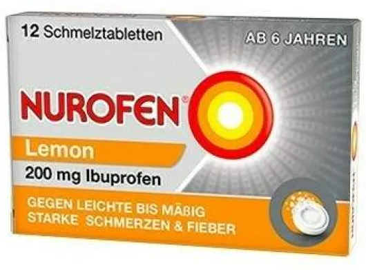 Nurofen 200 mg 12 Schmelztabletten Lemon