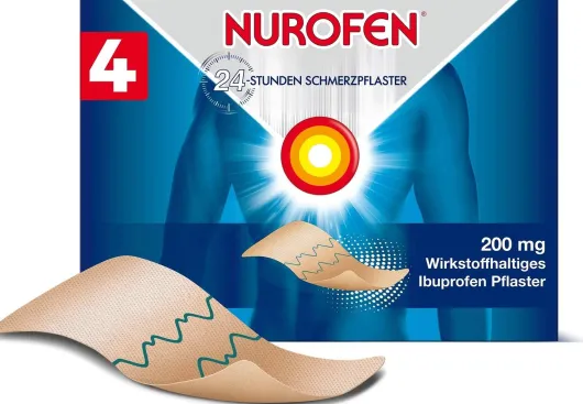 Nurofen 24-Stunden Schmerzpflaster 200 mg 4 Stück
