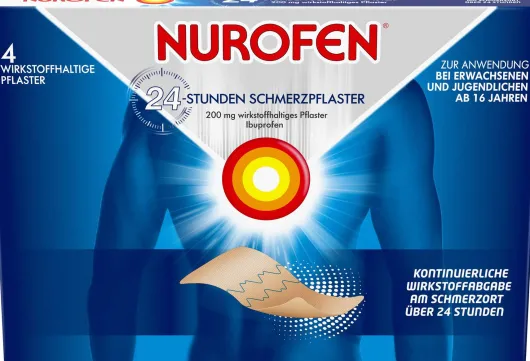 Nurofen 24-Stunden Schmerzpflaster 200 mg 4 Stück