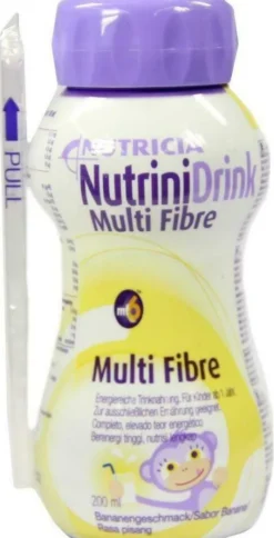 Nutrini Drink Multifibre Bananengeschmack 200 ml Flüssigkeit