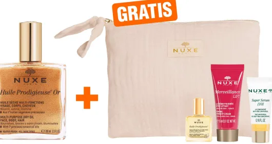 NUXE Huile Prodigieuse OR 100 ml + gratis NUXE Anti Aging Set 1 Stück