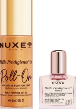 NUXE Huile Prodigieuse Or Roll-on 60 ml + gratis Huile Prodigieuse Florale 10 ml