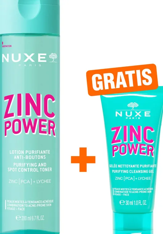 NUXE Zinc Power Lotion 200 ml + gratis NUXE Zinc Power Reinigungsgel 30 ml