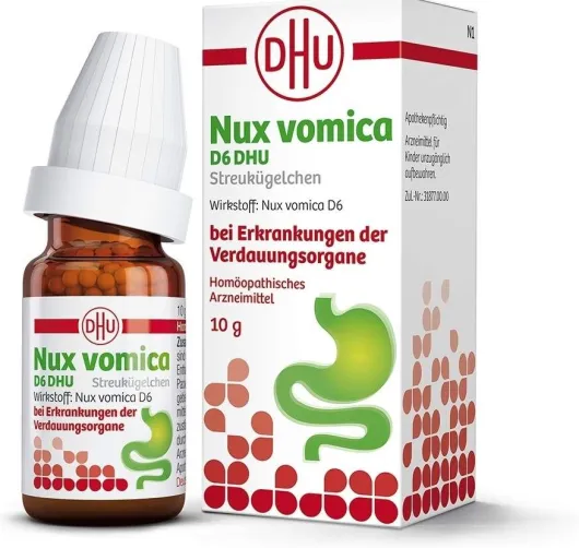 Nux vomica D6 DHU 10 g Globuli
